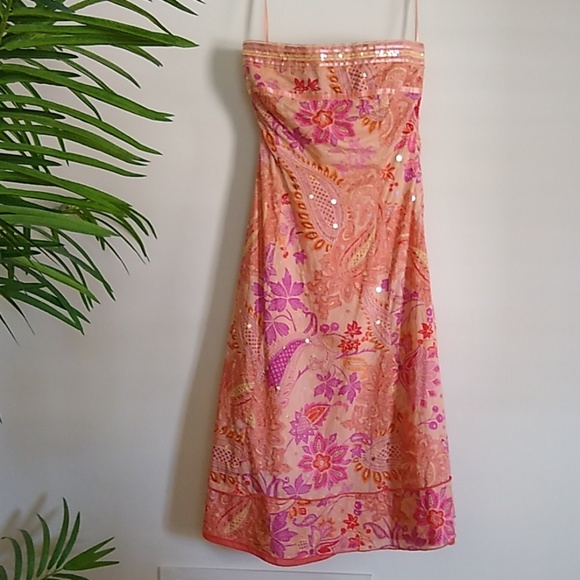 Express Dresses & Skirts - Express Strapless Embellished Dress 2